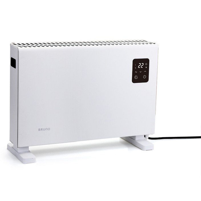BRUNO 리모컨형 컨벡션 히터, BVH-2411, 화이트