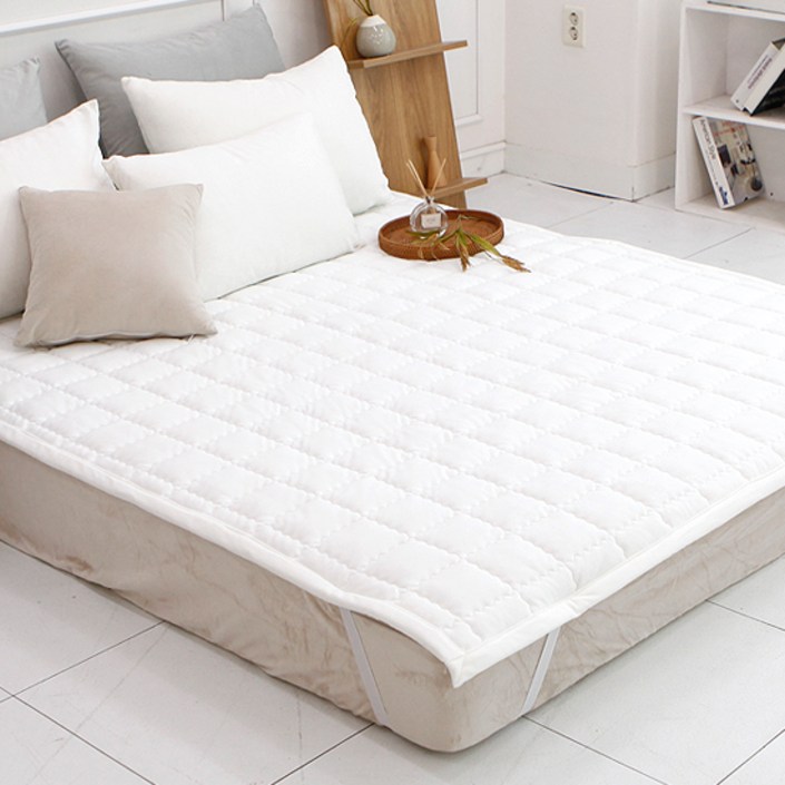 보몽드 극세사 누빔패드, 화이트