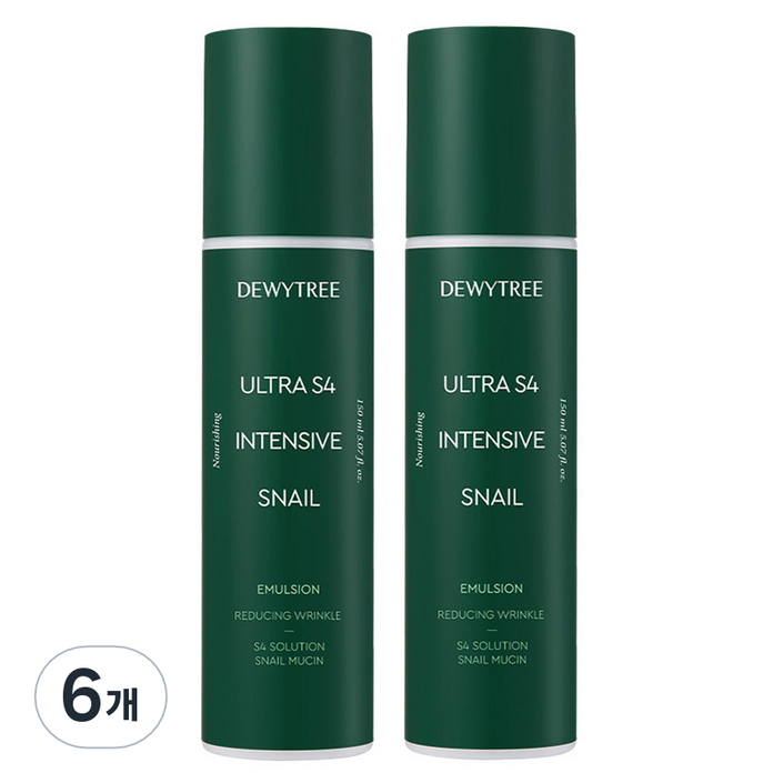 듀이트리 울트라 S4 인텐시브 스네일 에멀전, 150ml, 6개