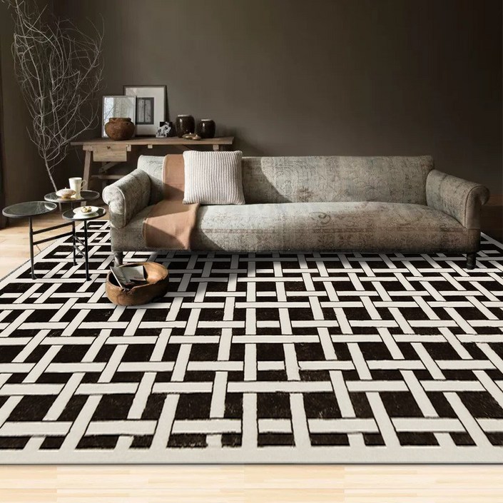 BRINCH 캐시미어 북유럽 패턴 거실 카페트 BR8308