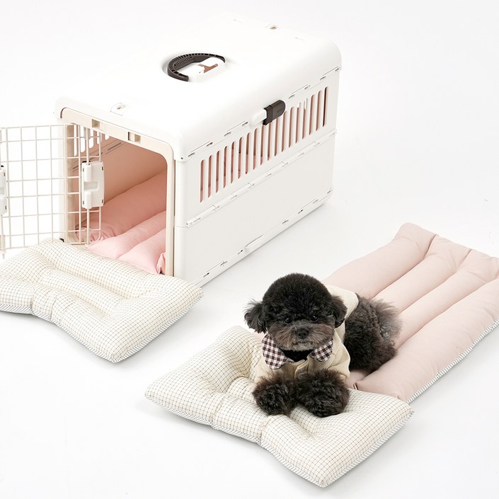 페스텝 파스텔 빼꼼이 켄넬 전용 방석