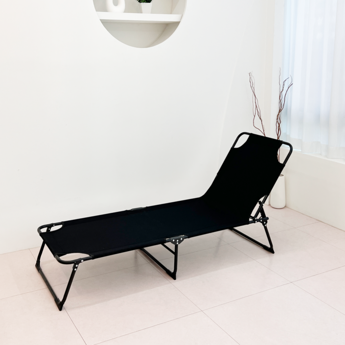 오브민 1인용 접이식 싱글침대 + 베개 세트