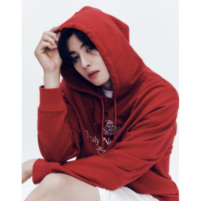 GIORDANO 024513 클래식 자수 후드티셔츠4color 100534