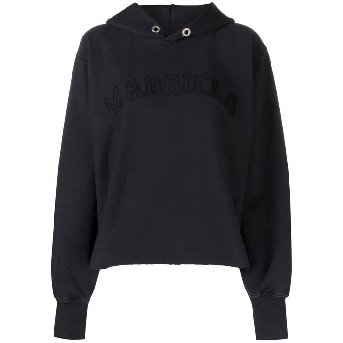 메종 마르지엘라 로고 자수 후디