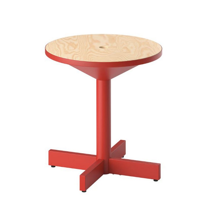 이케아 보조테이블 원형테이블 GRIMSARBO 그림사르보 레드 306.061.68