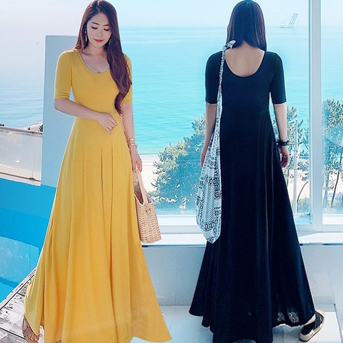 제이앤지니 자체제작 OP166 라인 빅사이즈 S M L XL 플레어 맥시 롱원피스 제이앤지니 자체제작 OP166 라인 빅사이즈 S M L XL 플레어 맥시 롱원피스