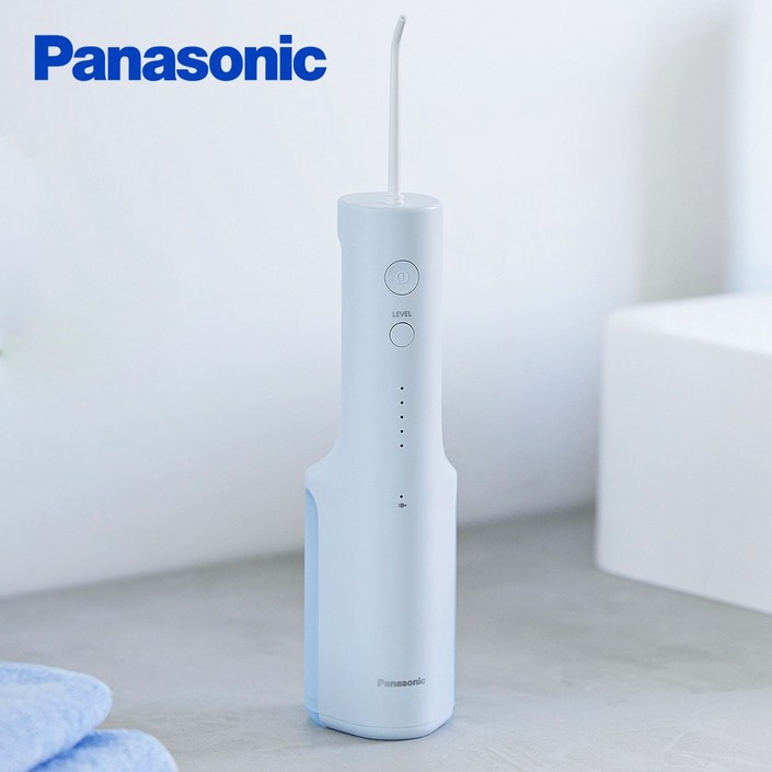 파나소닉 휴대용 무선 구강세정기 IPX7 방수 워터 치아 치간 물치실 세척기 EW-DJ26, EW-DJ26(화이트믹스)