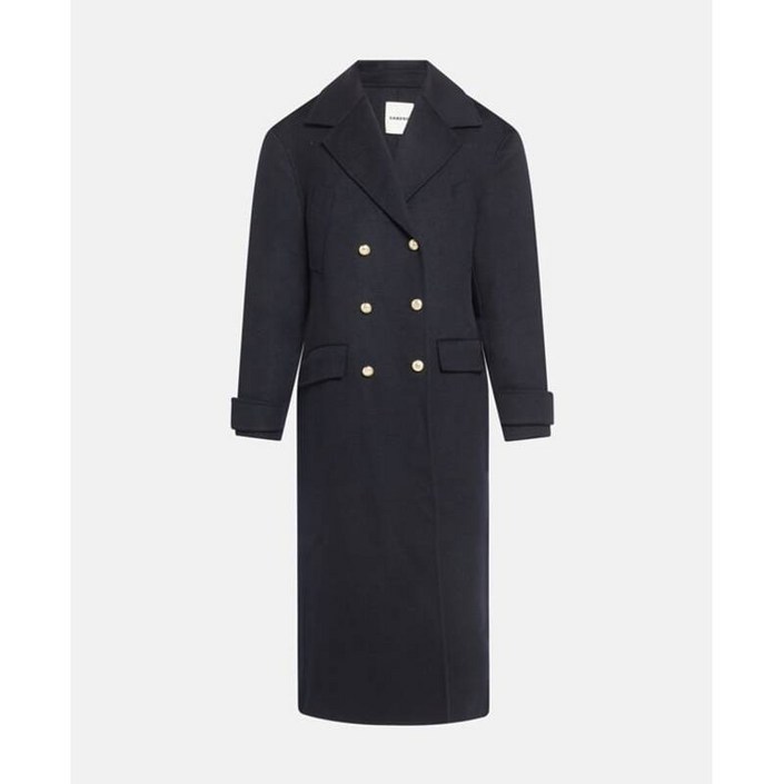 산드로 트랜지셔널 코트 컬러 네이비 765704