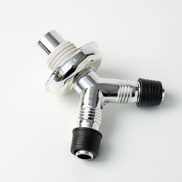 배수구냄새차단용 냄새차단 세탁기 배수구 트랩2구 Y형 하수구캡 세탁기배수구트랩 하수배관용