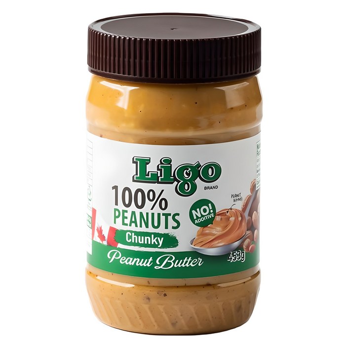 리고 100 땅콩버터 청키, 453g, 1개