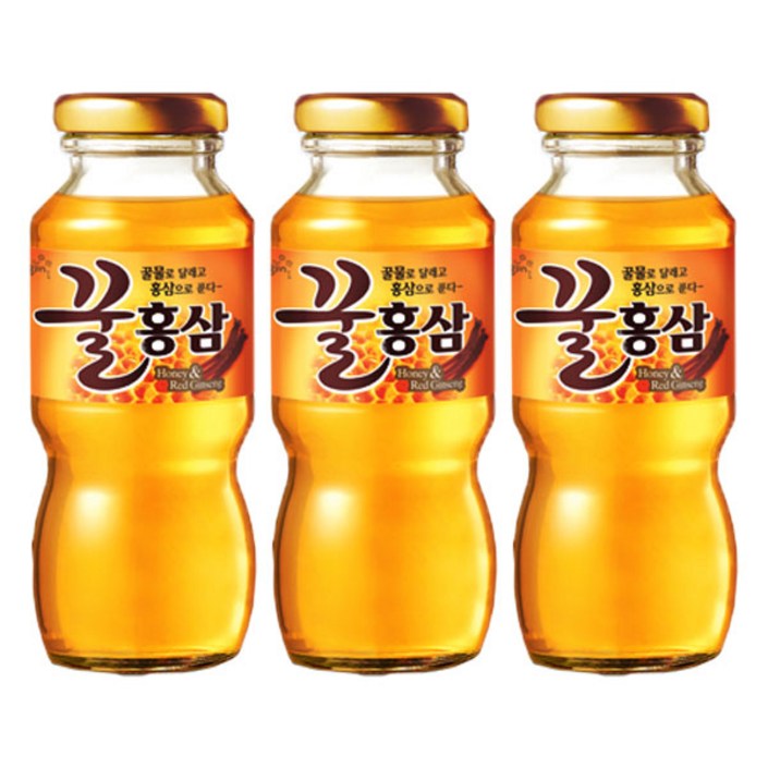 웅진 꿀 홍삼 혼합 음료, 180ml, 24개입 20221102