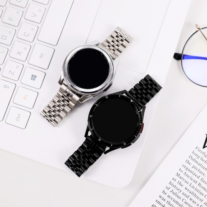 오르몽트 갤럭시워치4 클래식&워치4 쥬빌레 일자형 스트랩 46mm 42mm 44mm 40mm 호환 +공구