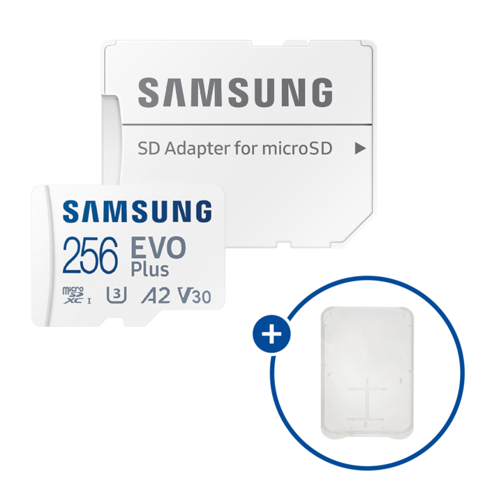 삼성전자 공식인증 정품 마이크로SD카드 EVO PLUS MB-MC256SA/KR + SD카드 케이스, 256GB+SD카드 케이스