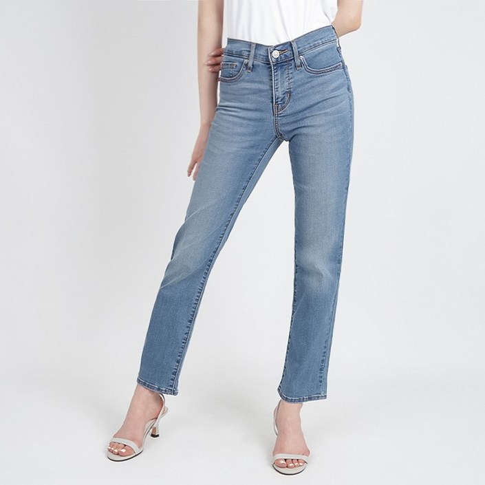 리바이스 여성 청바지 314 쿨진 쉐이핑 슬림 스트레이트 미디엄블루 196310199