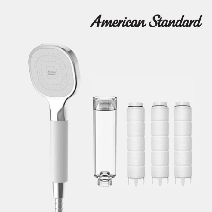 아메리칸스탠다드 스마트 핸드 샤워기  투명 손잡이  세디먼트 필터 3p