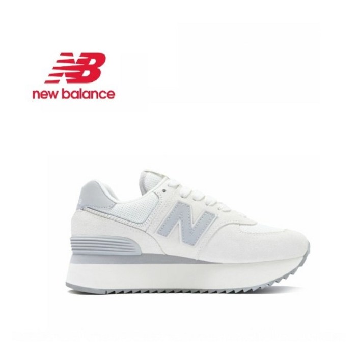뉴발란스 574 플러스 여성 키높이 운동화 오프화이트