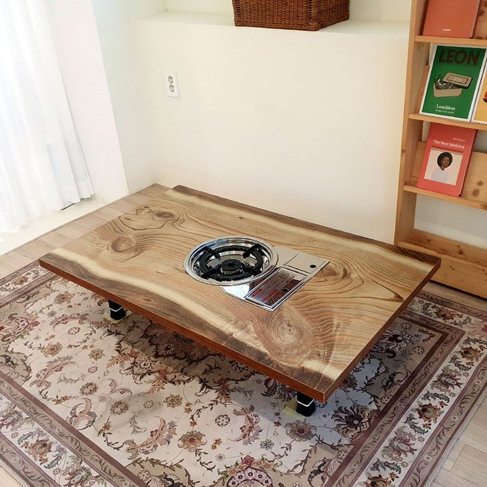 고기 전골 불판 테이블 홍윤아 김건모 식탁, 대리석