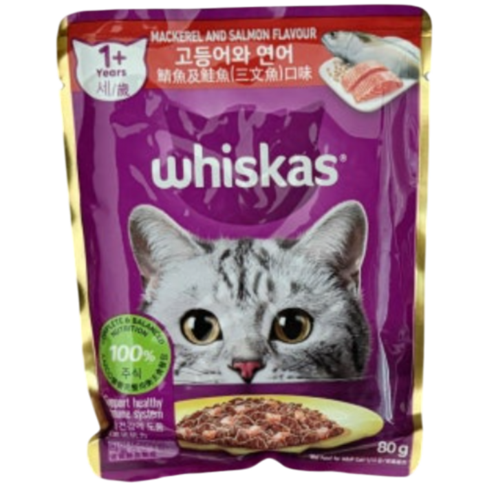 위스카스 어덜트 고양이 습식사료