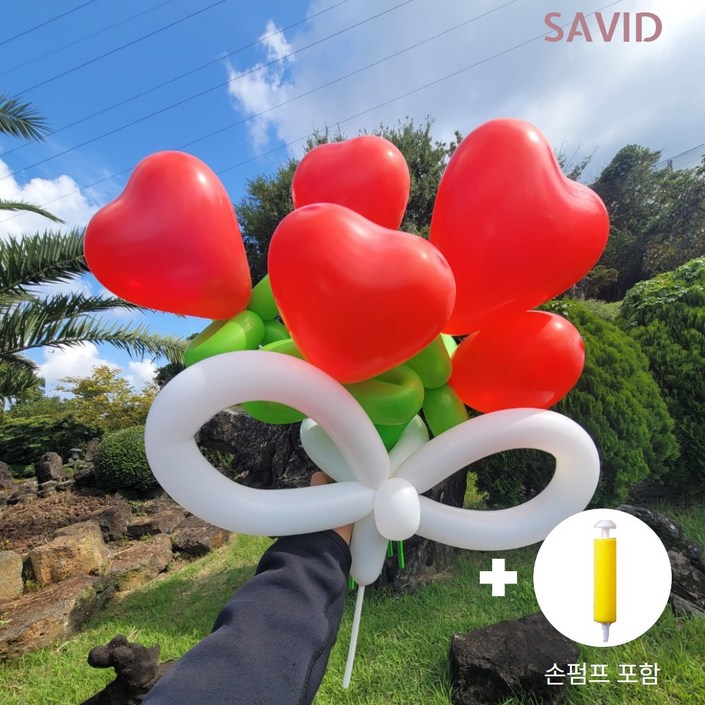 사비드 만들기 쉬운 DIY 풍선 꽃다발손펌프 감동 선물, 1개, 레드손펌프 사비드 만들기 쉬운 DIY 풍선 꽃다발손펌프 감동 선물, 1개, 레드손펌프