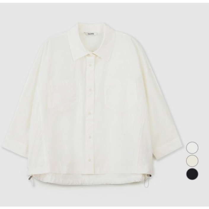 클라비스 여성용 아우터형 블루종 셔츠