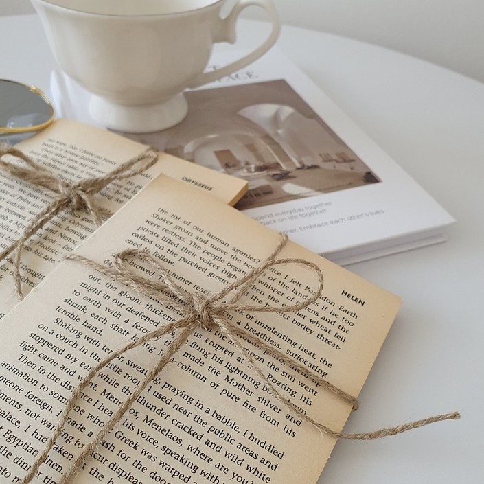 비에스 영문페이퍼묶음 감성소품 빈티지영문페이퍼, 단일상품