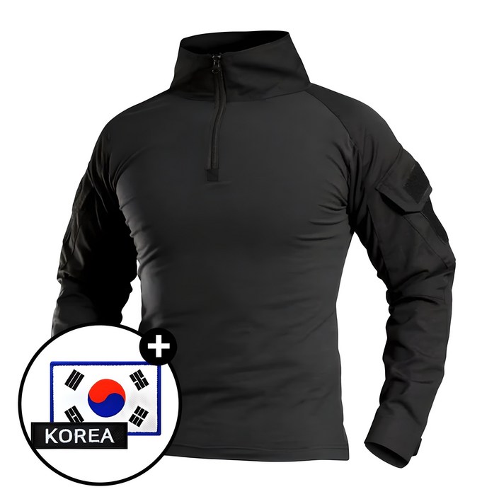 택티컬 전술 컴뱃셔츠 긴팔 컴뱃티셔츠 아웃도어 군인 간부 강철부대 등산