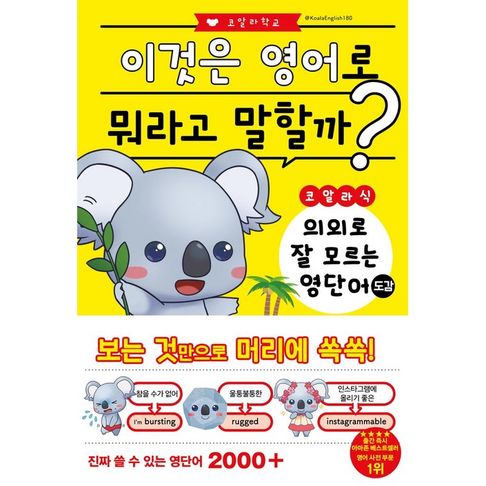 코알라식 의외로 잘 모르는 영단어 도감:이것은 영어로 뭐라고 말할까?, 더북에듀, 없음