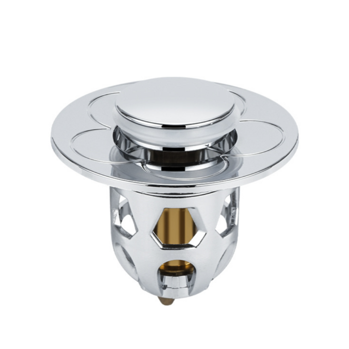 화장실 세면대 배수 필터 배수구 트랩 실버, 1개