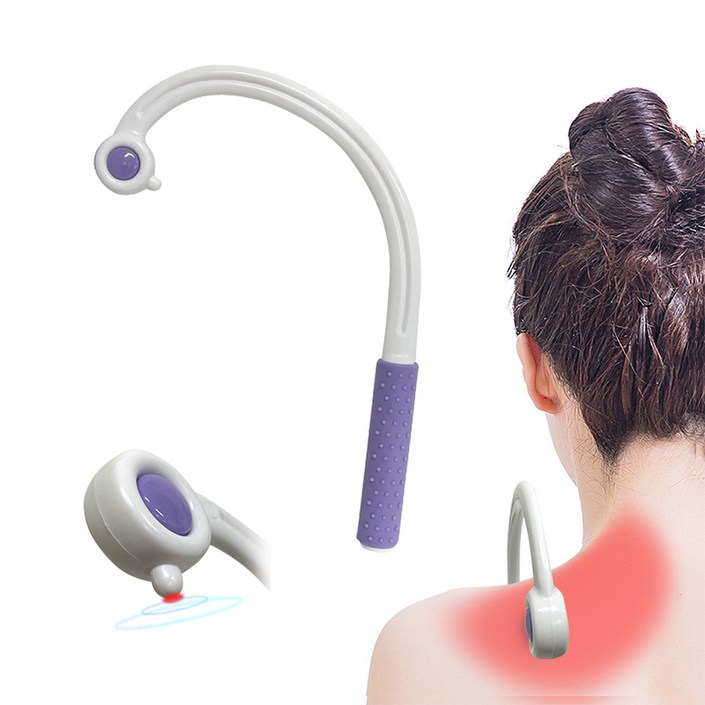 새부리안마기 마사지기 지압봉 등 어깨 포인트 전신핸드 머슬꾹 셀프 근육 이완 포인트, 1개, 새부리안마기