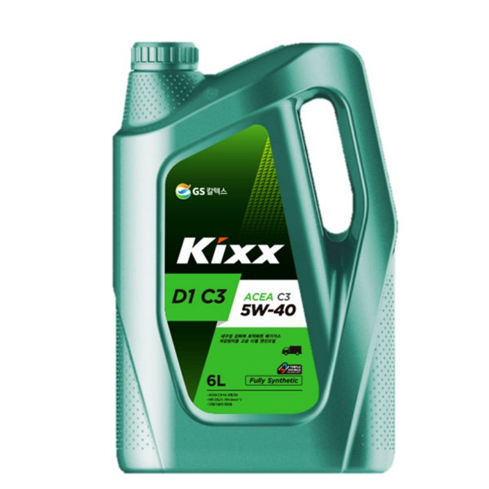 kixx GS칼텍스 킥스 D1 C3 5W40 6L 디젤 엔진오일