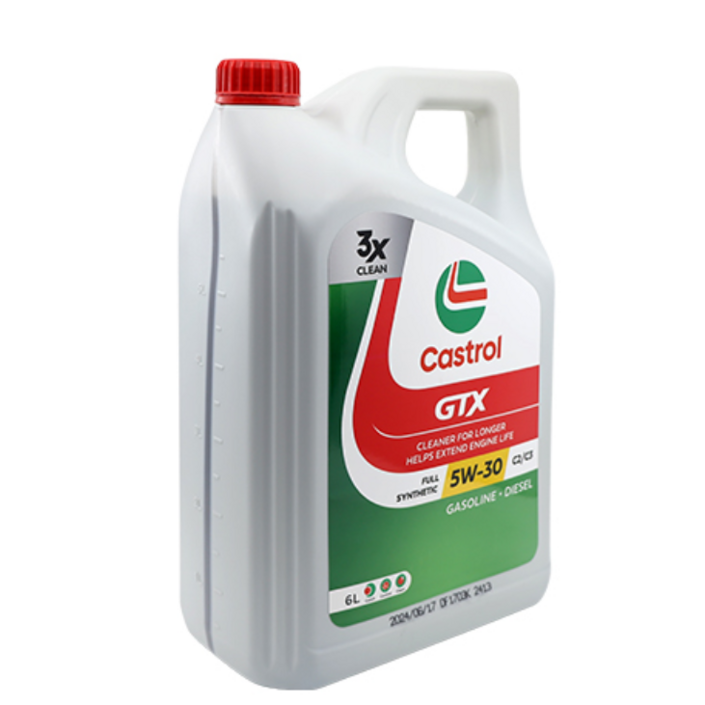 캐스트롤 GTX SP C3 가솔린 디젤 LPG 겸용 엔진오일 5W30 6L, 6L, 1개, 5w30 캐스트롤 GTX SP C3 가솔린 디젤 LPG 겸용 엔진오일 5W30 6L, 6L, 1개, 5w30