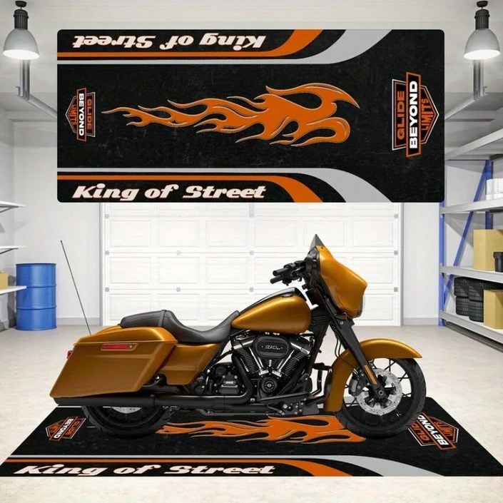 오토바이 디스플레이 카펫 작업 바닥 차고 모토 전기 자동차 매트 입구 현관 침실 장식 깔개