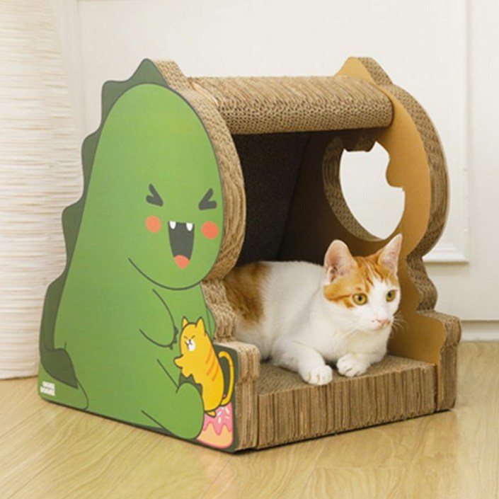 옥희독희 공룡인척 고양이 스크래쳐