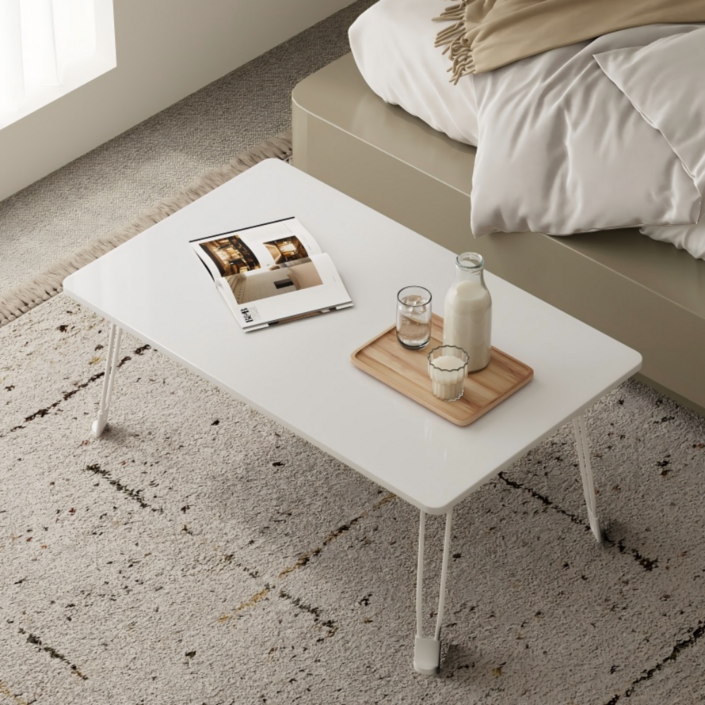 리보아 접이식 좌식 테이블 침대 베드테이블