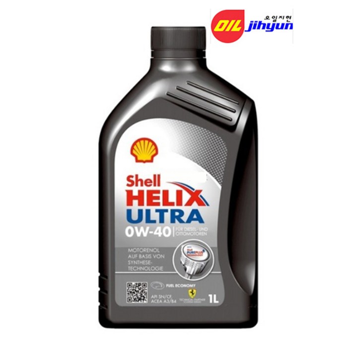 Shell Helix Ultra ECT 휠릭스 울트라 0W40 1L 가솔린 엔진오일, 1개, 휠릭스 울트라 0W40 1L 가솔린 엔진오일