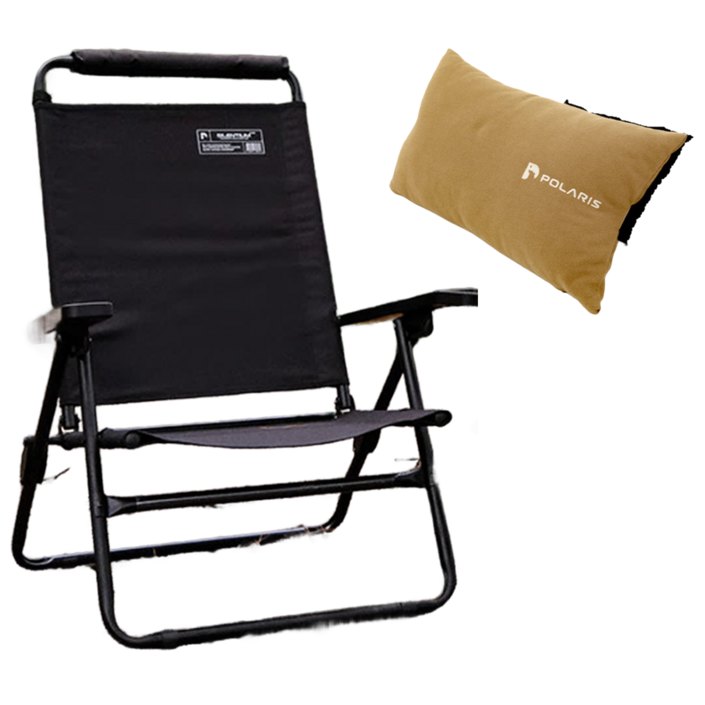 폴라리스 실렌티움 로우 릴렉스 체어 캠핑 의자 각도조절 백패킹 경량  휴대용  접이식