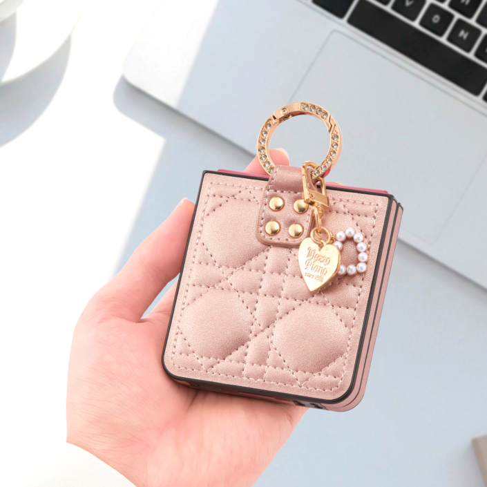 폰디브 명품 케이스 가죽 링 스트랩 케이스 제트플립 지플립 7 6 5 4