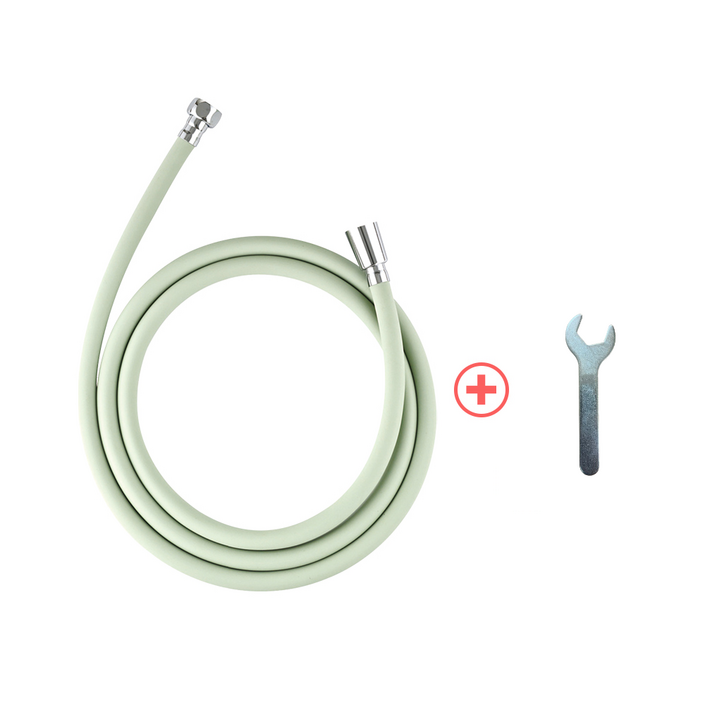 바스럽 국산 파스텔톤 PVC 샤워호스 샤워기호스  스패너 물때 X, 꼬임 X, 냄새 X, 3m, 민트