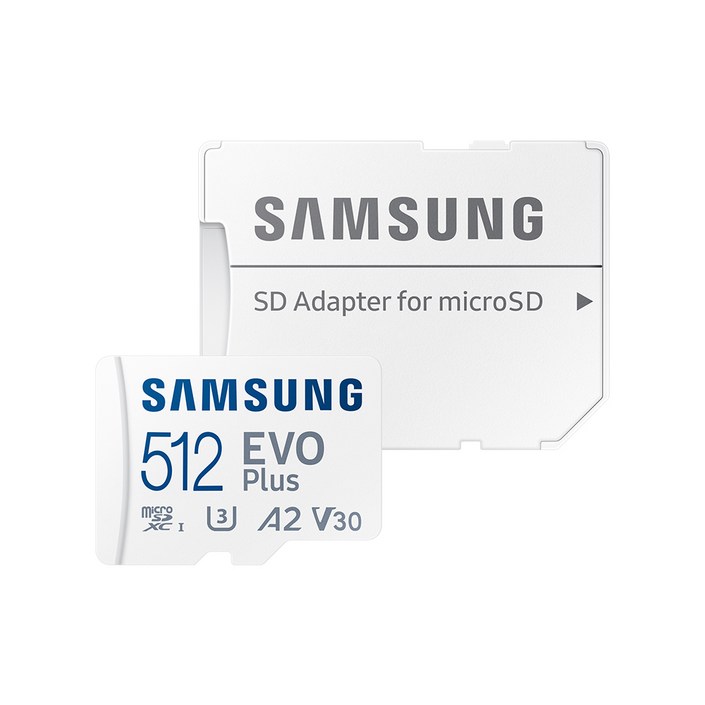 삼성전자 정품 마이크로 SD카드 EVO 512GB MBMC512SA SD카드 어댑터 공식인증 R, 단품 삼성전자 정품 마이크로 SD카드 EVO 512GB MBMC512SA SD카드 어댑터 공식인증 R, 단품