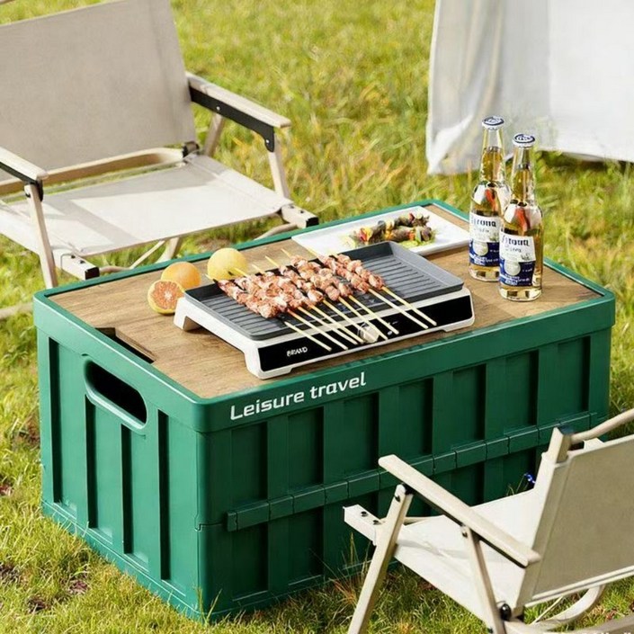 캠핑 폴딩박스 수납박스 대형 다용도 캠핑박스 견고한