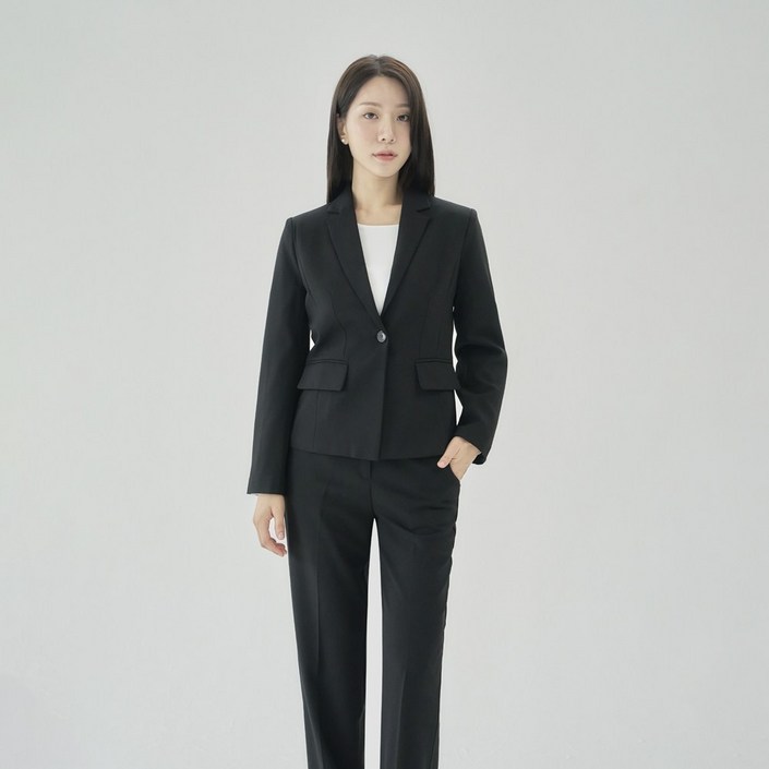 여성 바지 정장 세트 여자 셋업 투피스 기본 베이직 유니폼 가성비