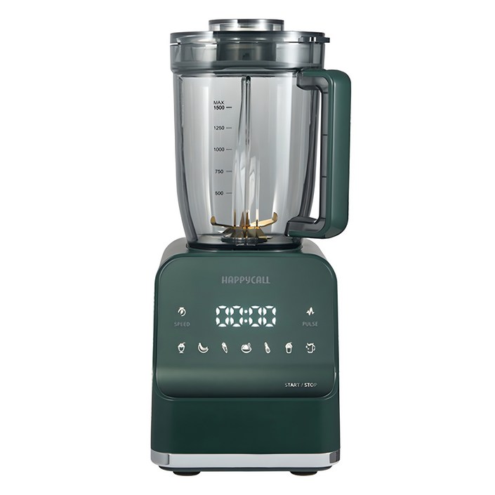 해피콜 프리미엄 초고속 블렌더 믹서기 브리즈탭 딥그린