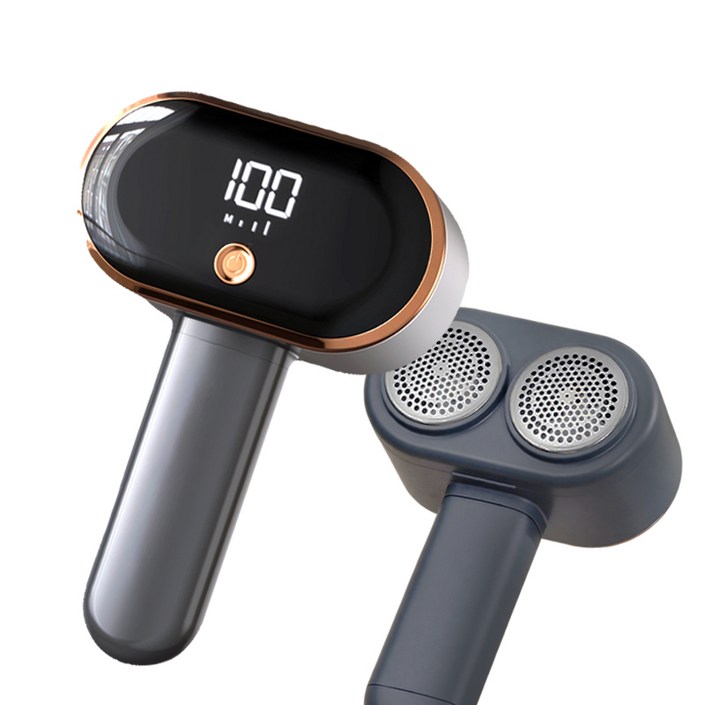 HU LULU 듀얼 무선 휴대용 12중날 보풀제거기 세탁소용 업소용