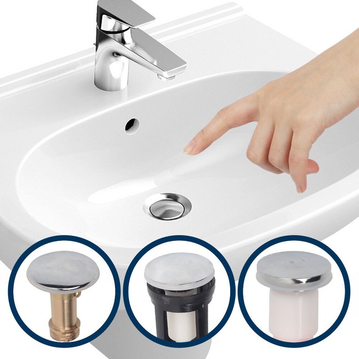 세면대 물마개자동팝업 트랩 부속품 마개 교체 뚜껑, 1개