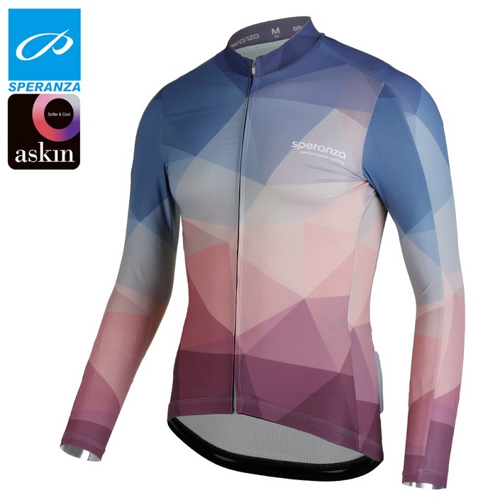 스페란자 라이트핏 긴팔져지 J25퍼플브라운 bicyclecycle wear