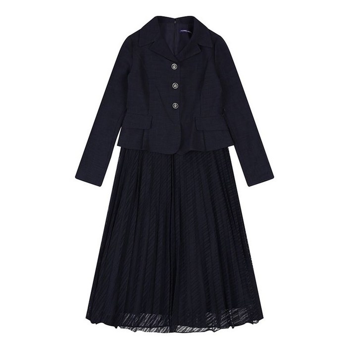 미센스 밑단 배색 카라원피스MB32OPM181A