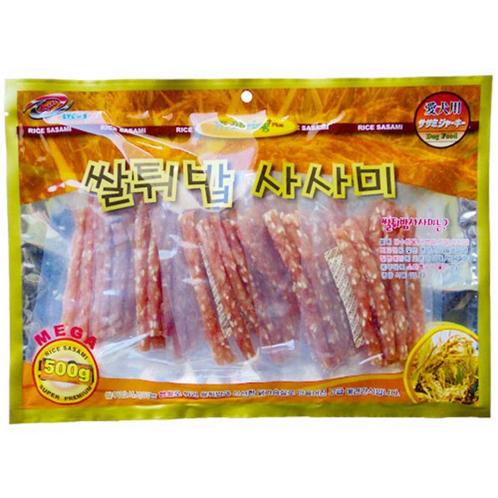 라이코스펫 써니 쌀튀밥스틱사사미 1kg 실속형 강아지간식 라이코스펫 써니 쌀튀밥스틱사사미 1kg 실속형 강아지간식