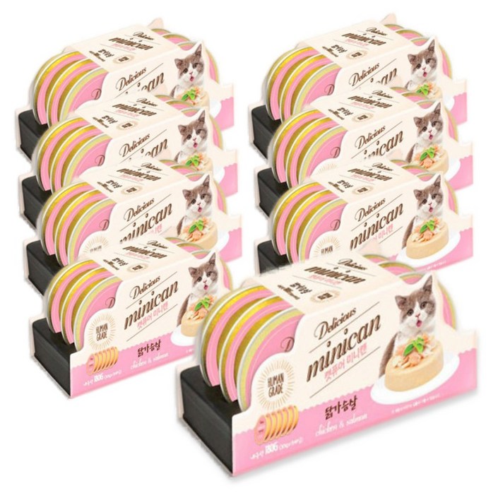 캣퓨어 고양이 습식간식 미니캔 닭가슴살 30gX48개입, 닭가슴살, 30g, 48개