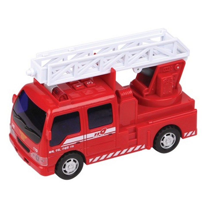 긴급 119 소방차 유아 어린이선물 크리스마스 어린이날 생일선물 KC인증 안전한소재 실내외 모두 사용가능, 1개