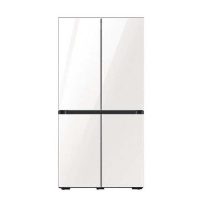 삼성 비스포크 냉장고 4도어 키친핏 RF60B91U2AP (615L 글램화이트), 단품없음 20221024